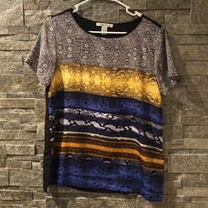 Kenneth Cole printed shirt blouse